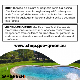 Magnesio in cristalli Mg 47%Cl2 per piscine - sacco 25 kg