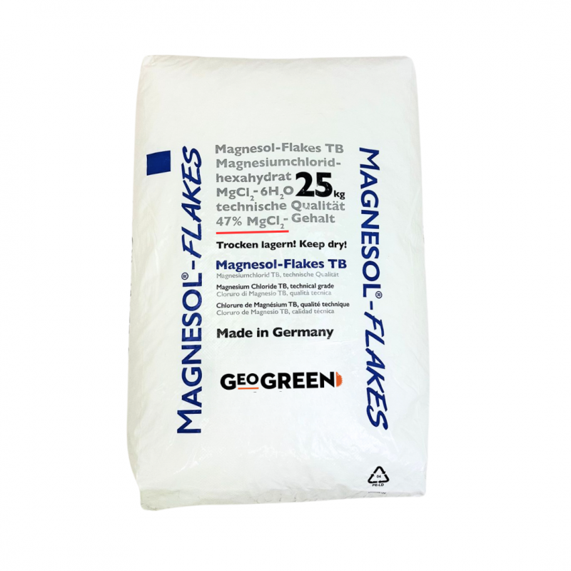 Magnesio in cristalli Mg 47%Cl2 per piscine - sacco 25 kg