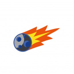 Stella cometa - 135 x 53 cm