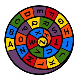 Alfabeto lumaca Ø 240 cm