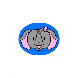 Elefante - 70 x 60 cm