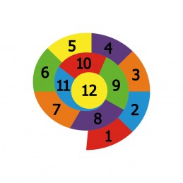 Numeri a lumaca Ø 200 cm