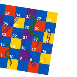 Serpenti e scale 300 x 300 cm