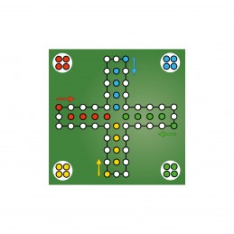 Ludo gioco 300 x 300 cm