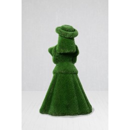 Ragazza con mazzo di fiori MT 1,46 X 0,84 X 0,94