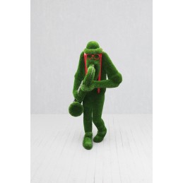 Signore che suona il sassofono MT 2,15 X 1,1 X 1,4