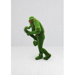 Signore che suona il sassofono MT 2,15 X 1,1 X 1,4