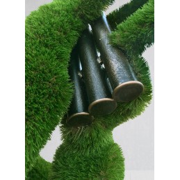 Signore che suona la tromba MT 2,7 X 0,8 X 1,5