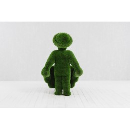 Uomo con la carriola MT 1,35 X 1,3 X 0,9