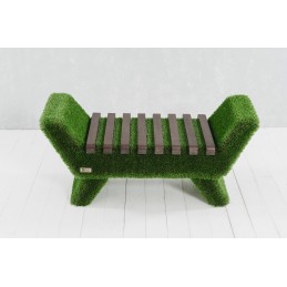 Panca barocca colore scuro MT 0,53 X 1,2 X 0,48