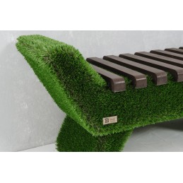 Panca barocca colore scuro MT 0,53 X 1,2 X 0,48