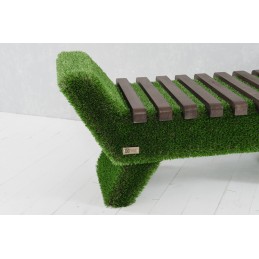 Panca barocca colore scuro MT 0,53 X 1,2 X 0,48