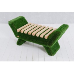 Panca barocca colore chiaro MT 0,53 X 1,2 X 0,48