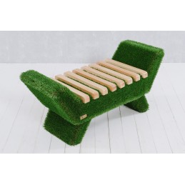 Panca barocca colore chiaro MT 0,53 X 1,2 X 0,48