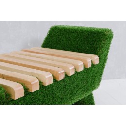 Panca barocca colore chiaro MT 0,53 X 1,2 X 0,48